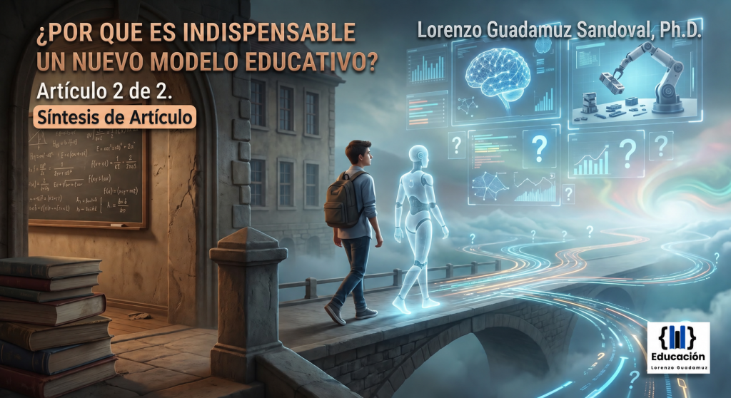 ¿POR QUE ES INDISPENSABLE UN NUEVO MODELO EDUCATIVO?