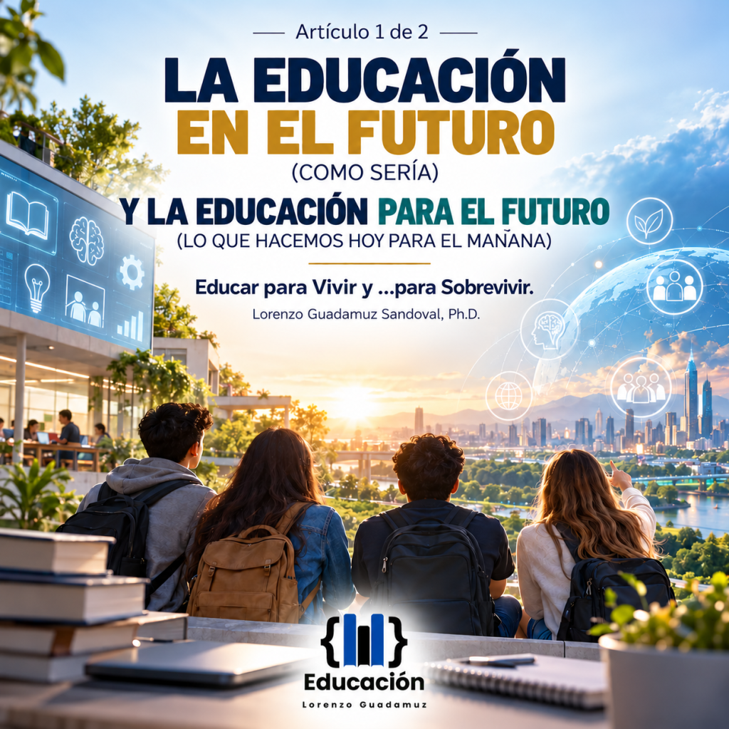 LA EDUCACIÓN EN EL FUTURO (COMO SERÍA) Y LA EDUCACIÓN PARA EL FUTURO ( LO QUE HACEMOS HOY PARA EL MAÑANA).